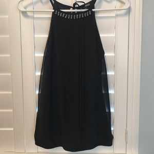 Express black sleeveless top